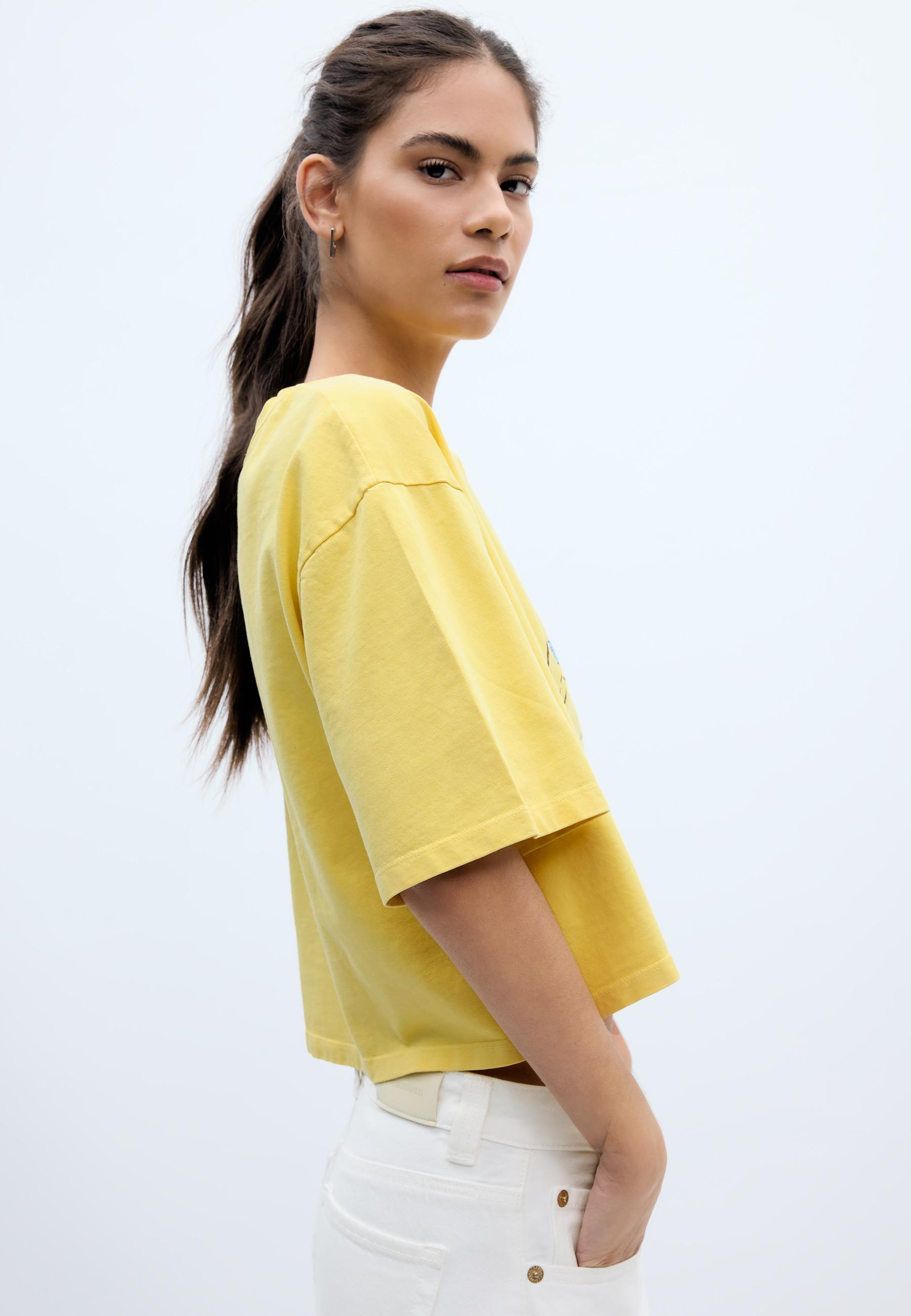 Snoopy Banana T-shirt — Pastel yellow