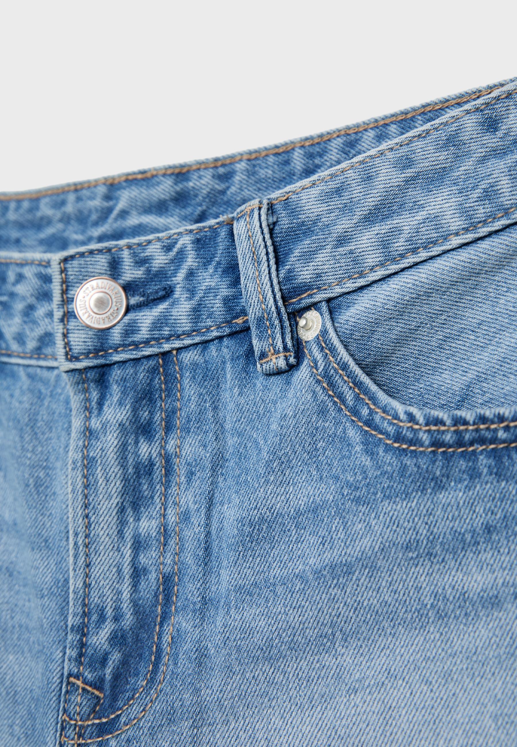 D79 Low-waist shorts — MEDIUM BLUE DENIM