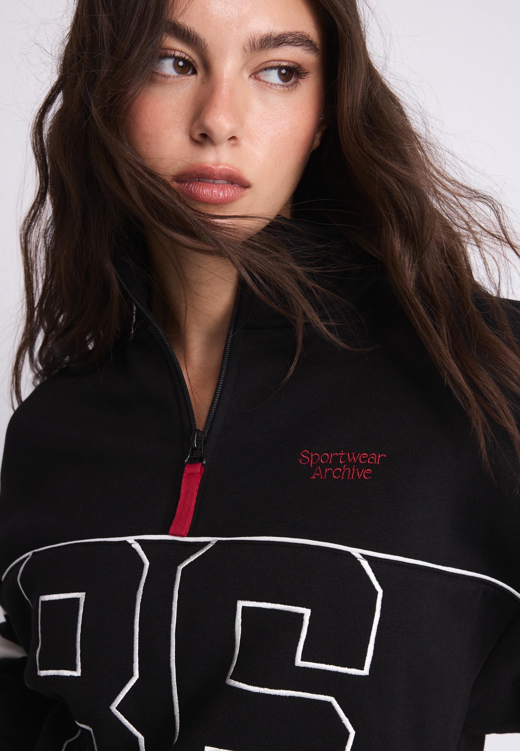 Graphic balloon sweatshirt — Black
