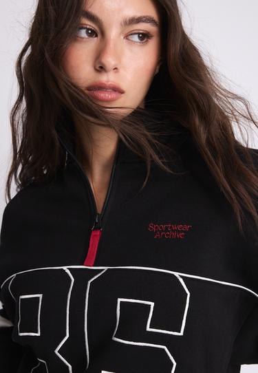 Graphic balloon sweatshirt — Black 6