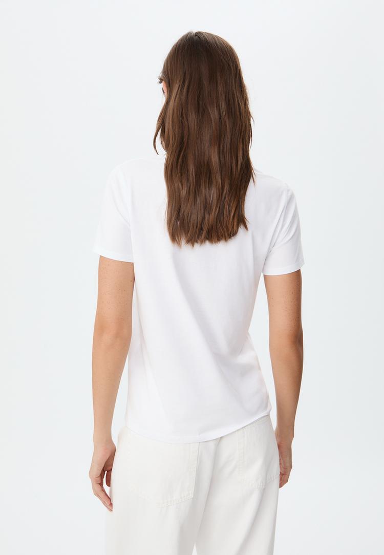 basic regular fit round neck t shirt