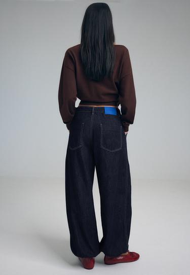 D72 sarouel trousers — RINSE BLUE DENIM 5