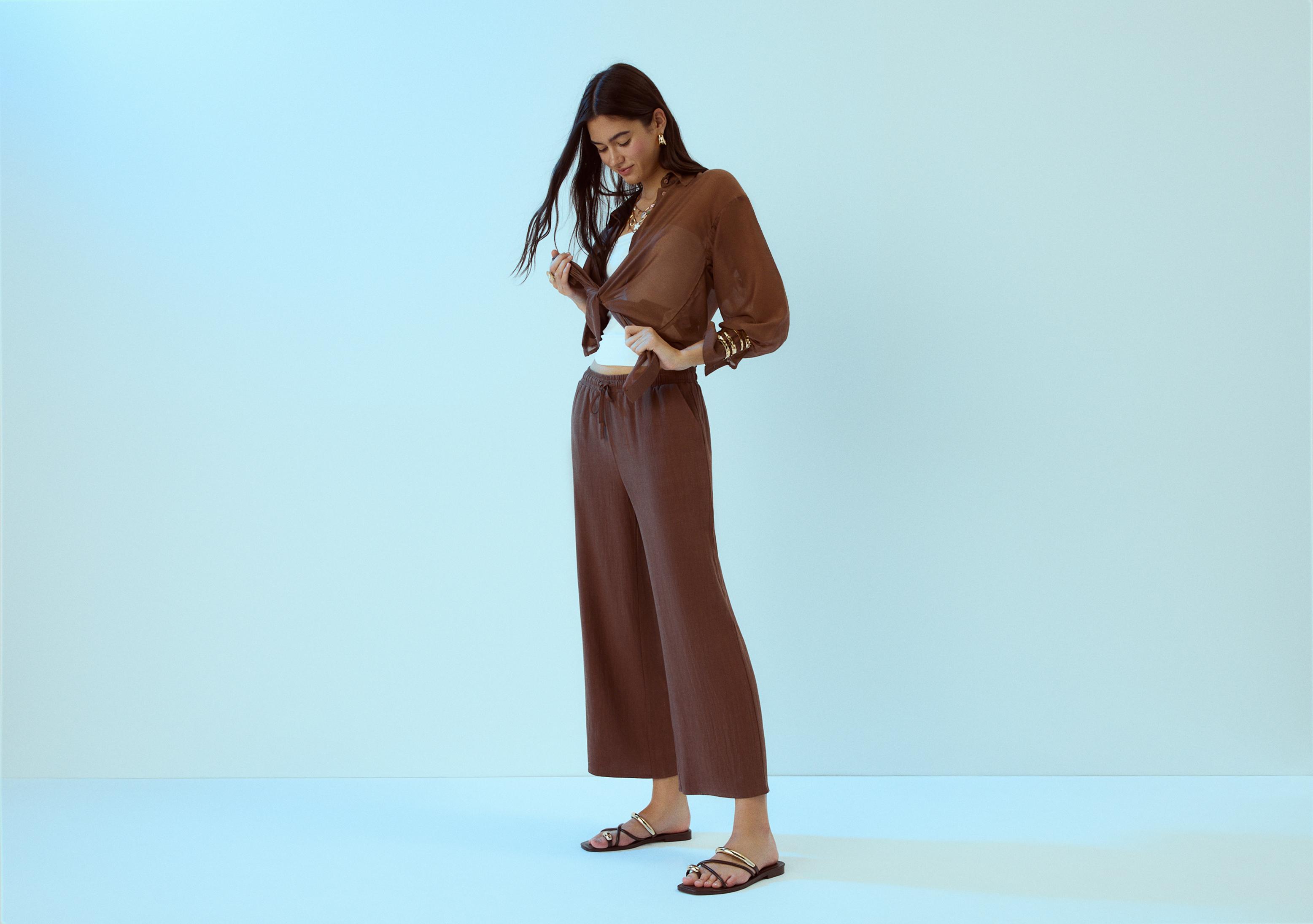Rustic culottes — Brown