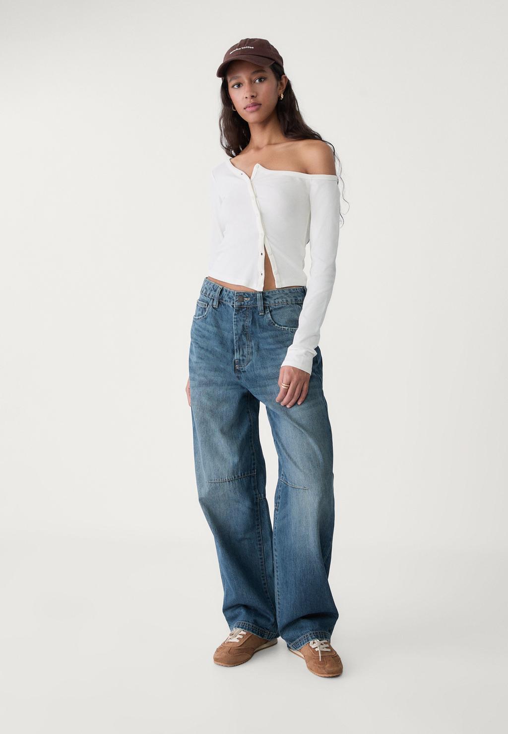 Verstelbare baggy jeans