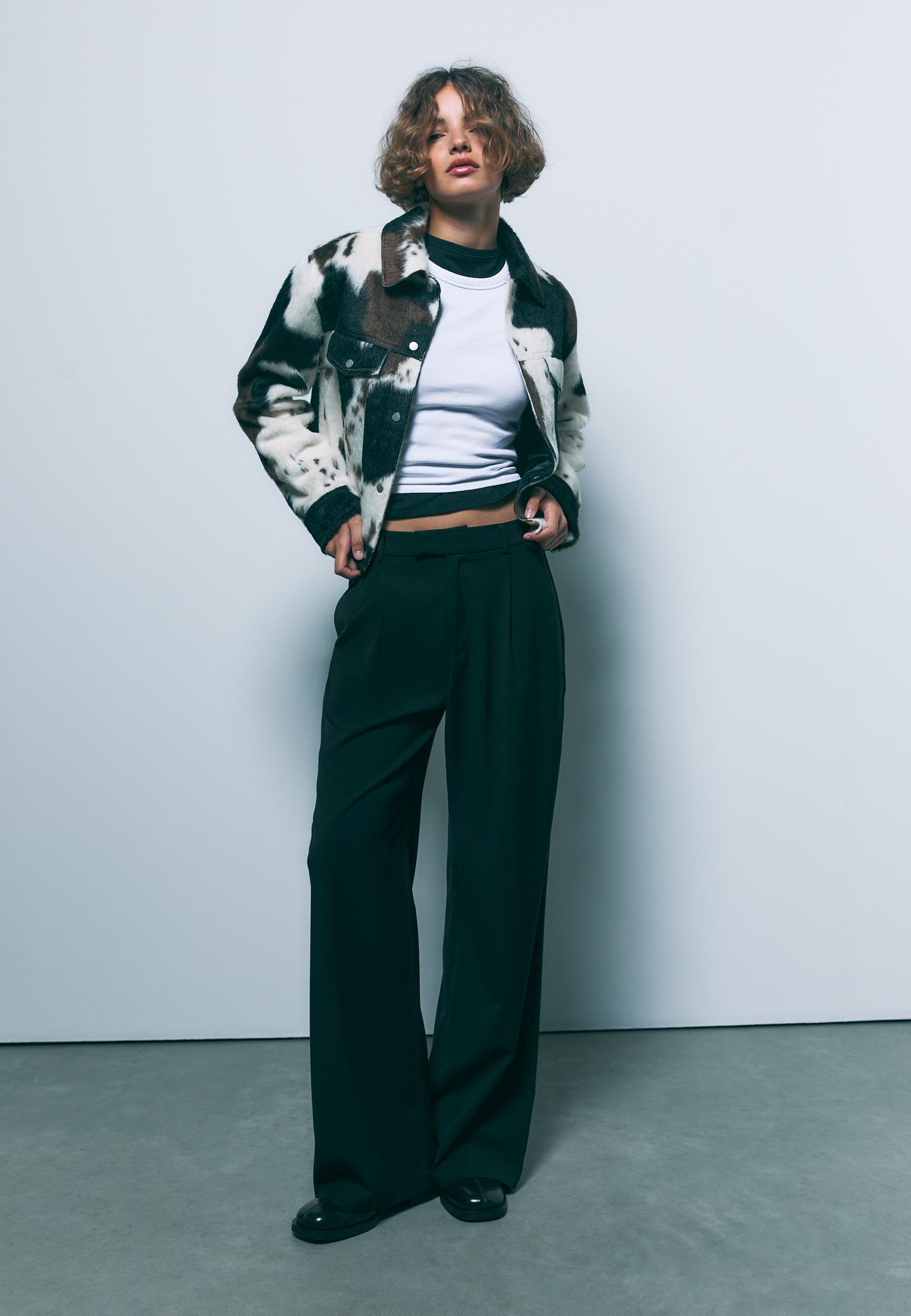 Pantalon habillé wide leg