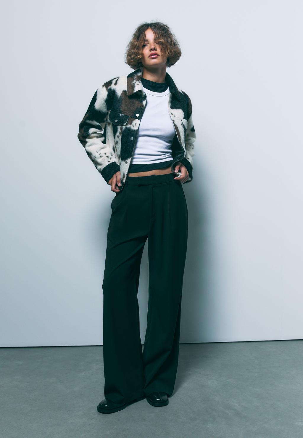 Pantalón vestir wide leg