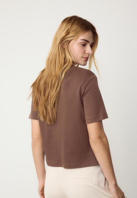 Basic regular fit kalın tişört - Görsel 27