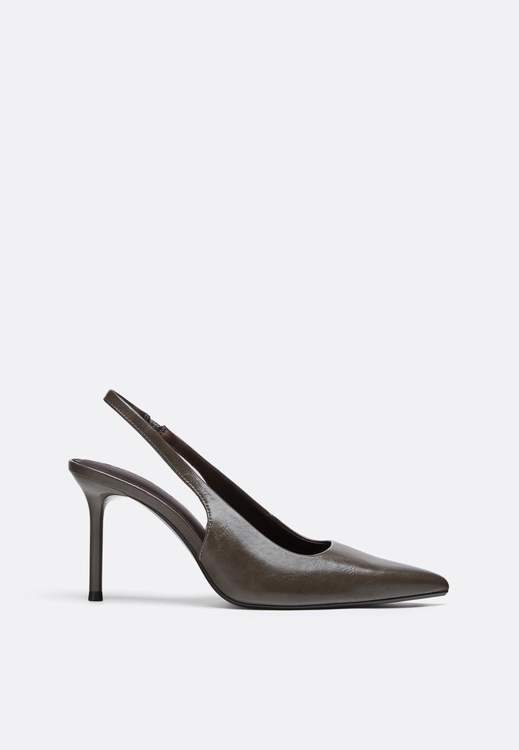 escarpins ouverts a larriere