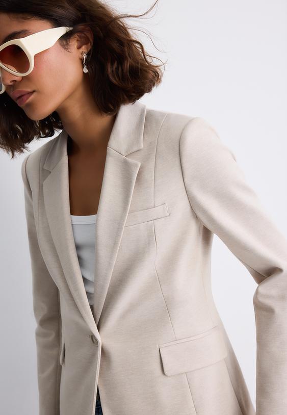 blazer basic in maglia a righe