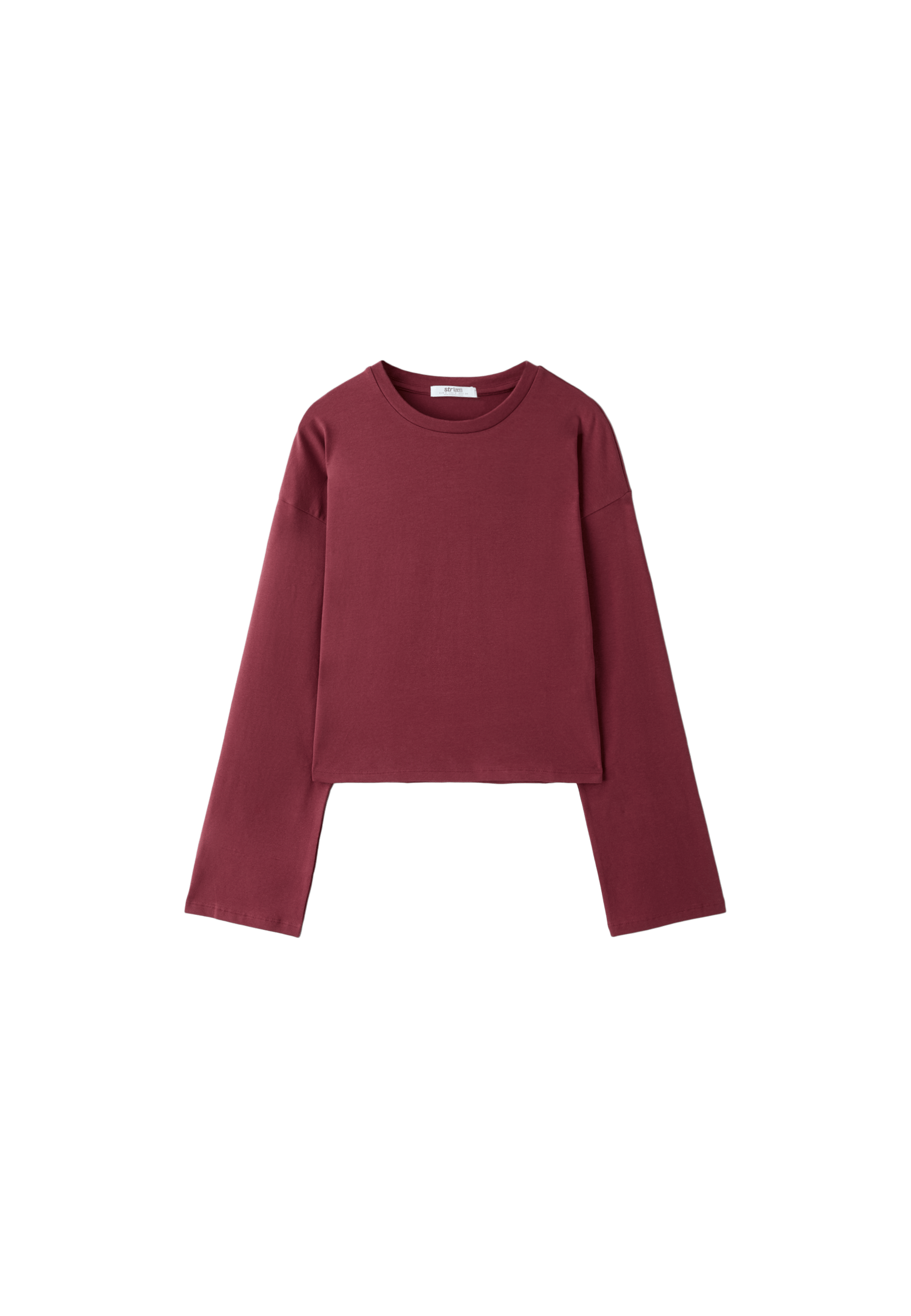 Kimono sleeve T-shirt — Dark red