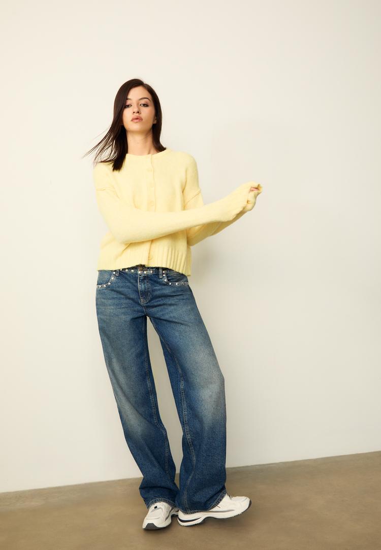 casaco de malha oversize