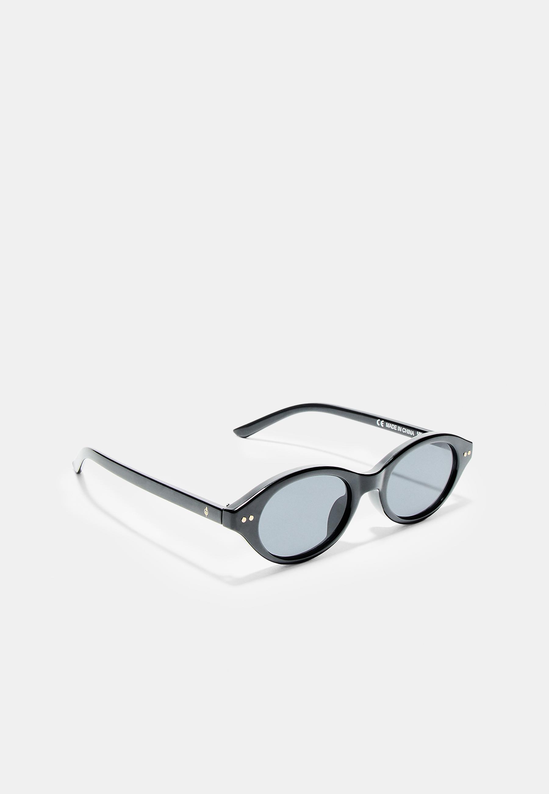 Oval sunglasses — Black