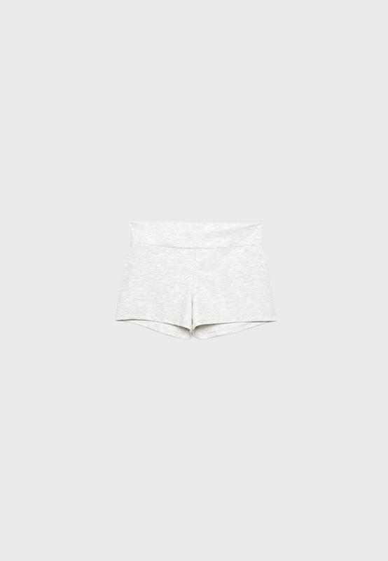 Mini shorts — Grey melange