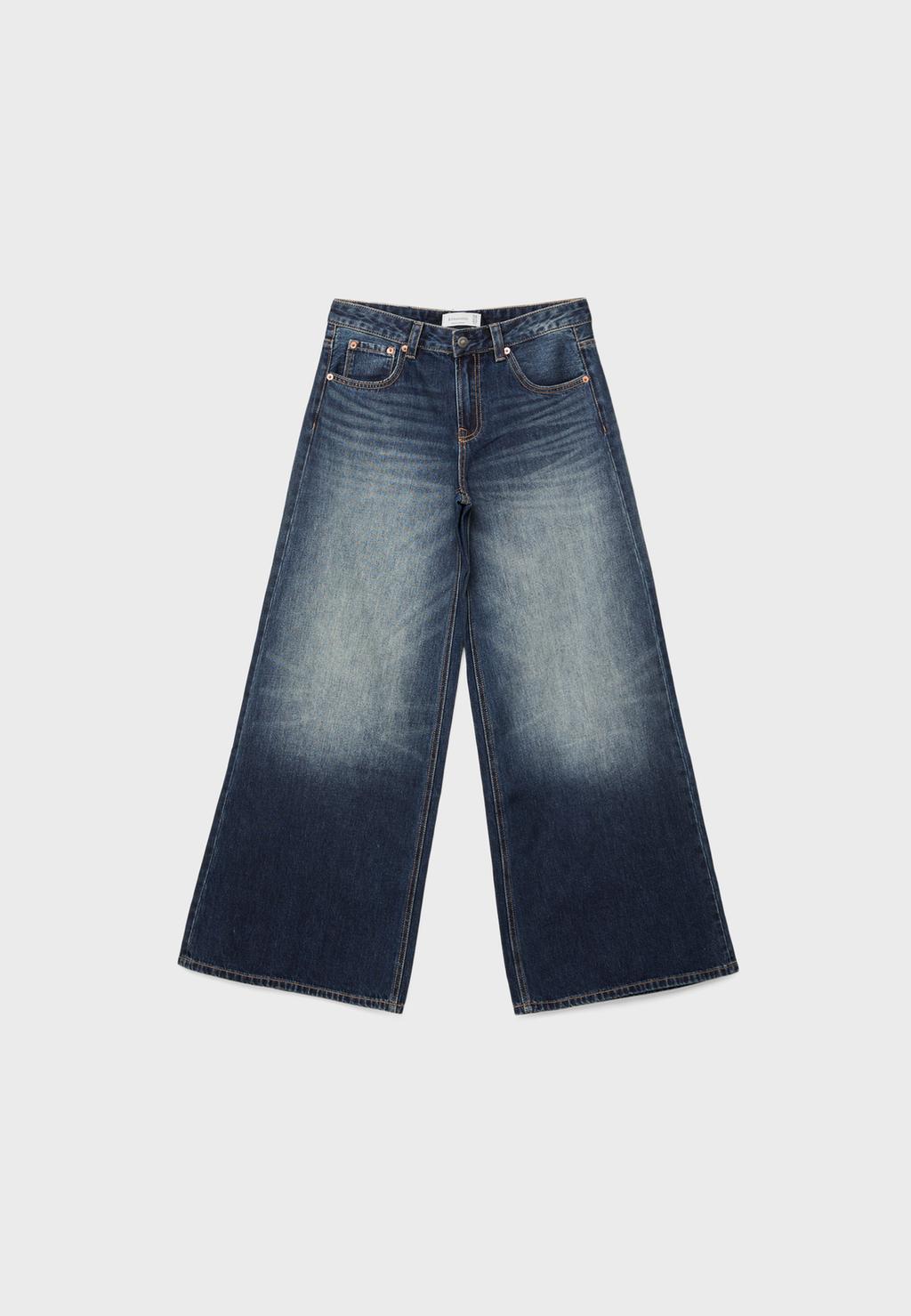 D66 Jeans super wijd lage taille