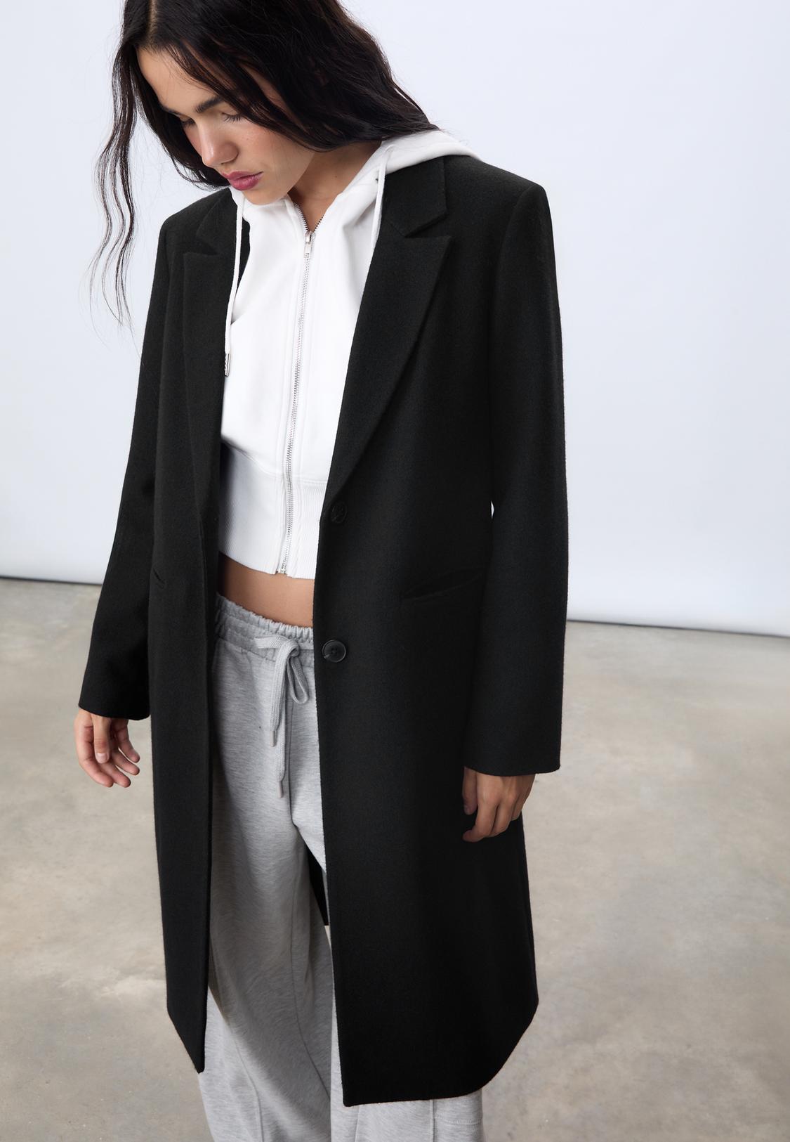 Coat Stradivarius Manteau Femme Manteau Maxi Manteau Femme Chez