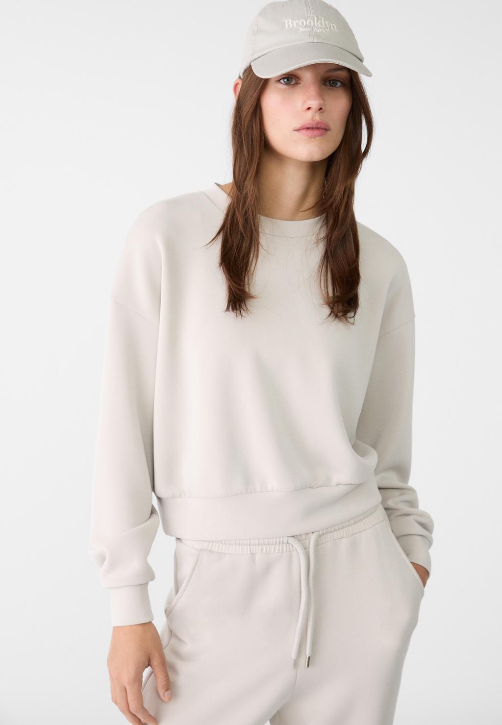 Soft-touch modal sweatshirt