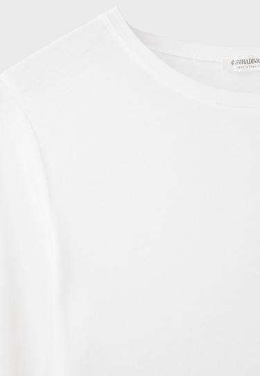 Supima® cotton long sleeve T-shirt — Ecru 10