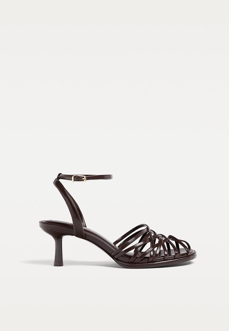 sandalias de tacon cangrejera