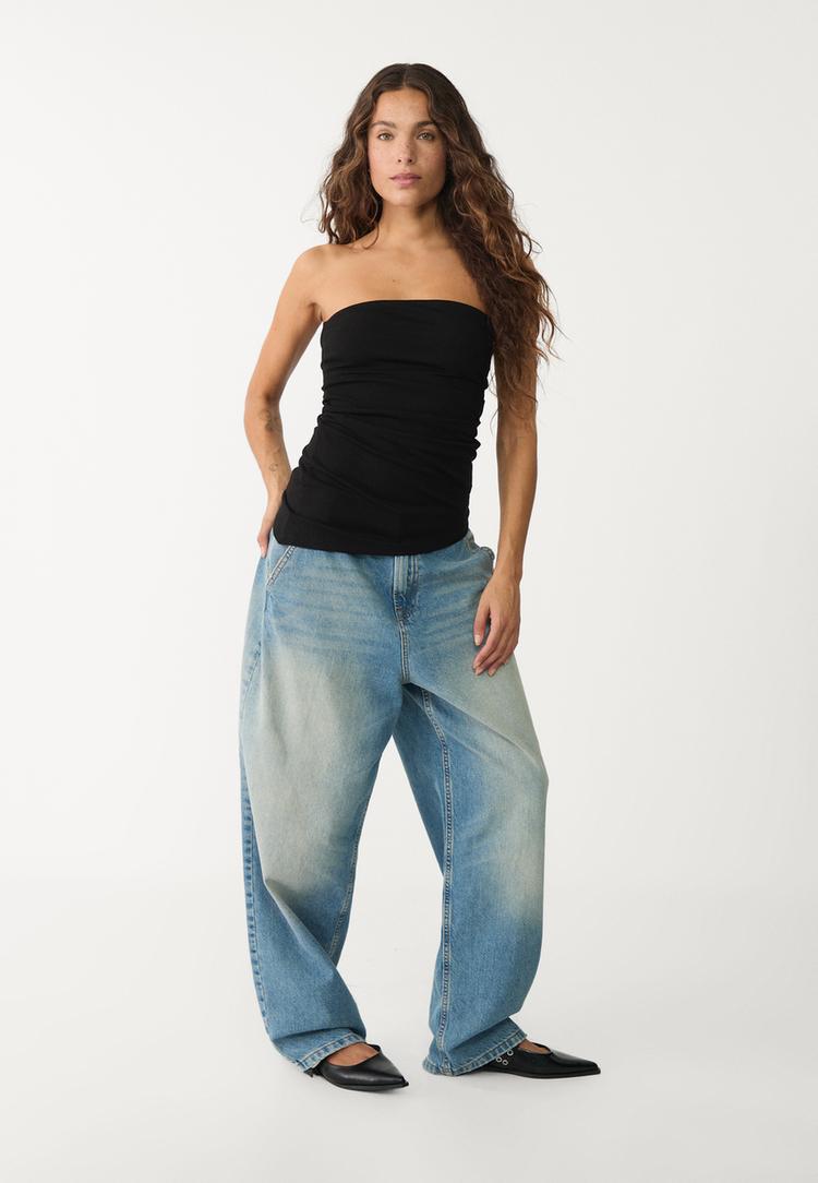 top bandeau asimetrico