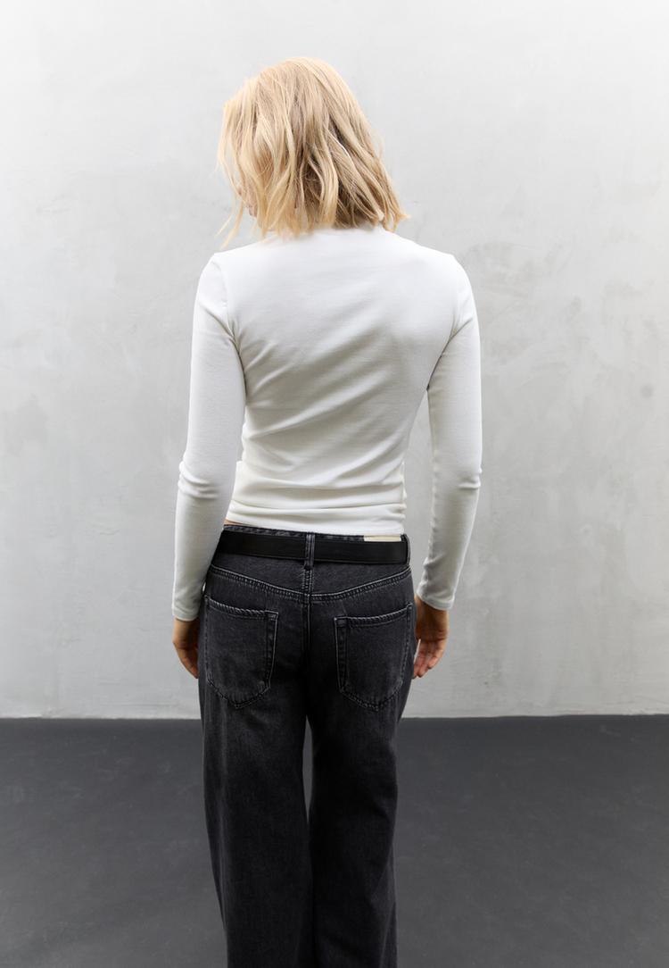basic dik yaka t shirt