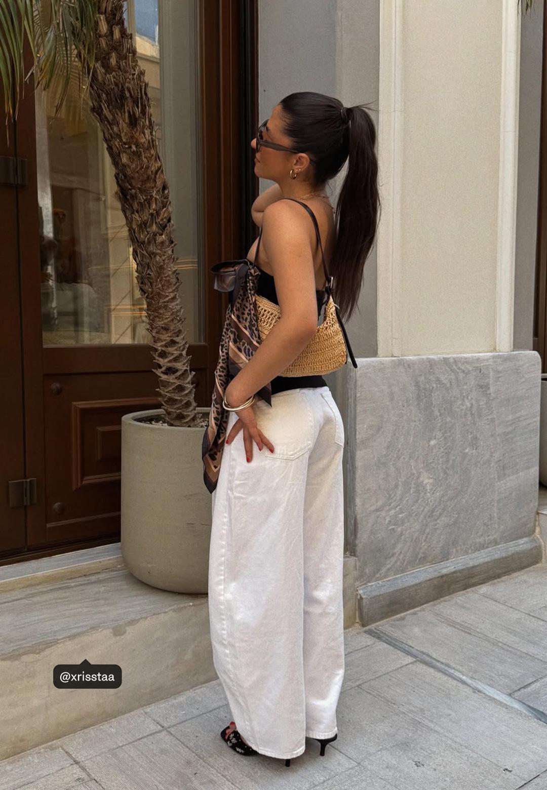 Stradivarius Leopar desenli fular