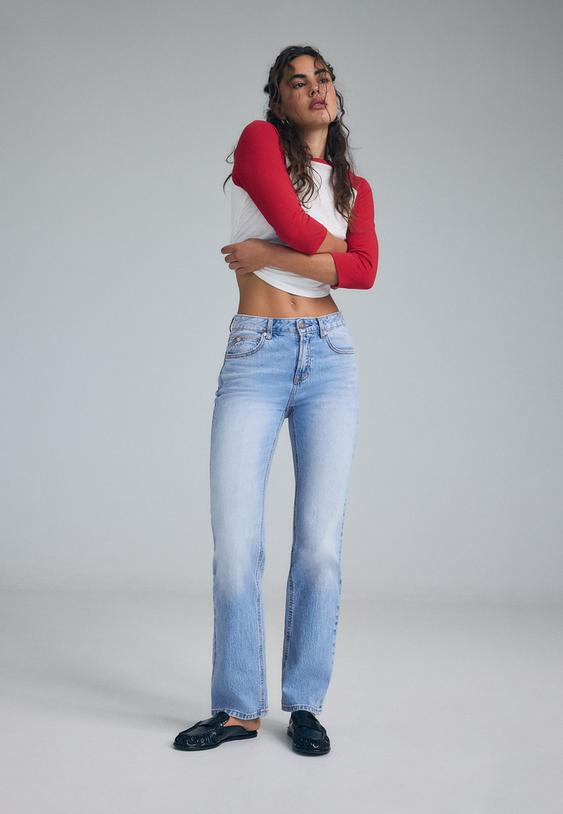 d98 jeans direitas efeito vintage l01499499