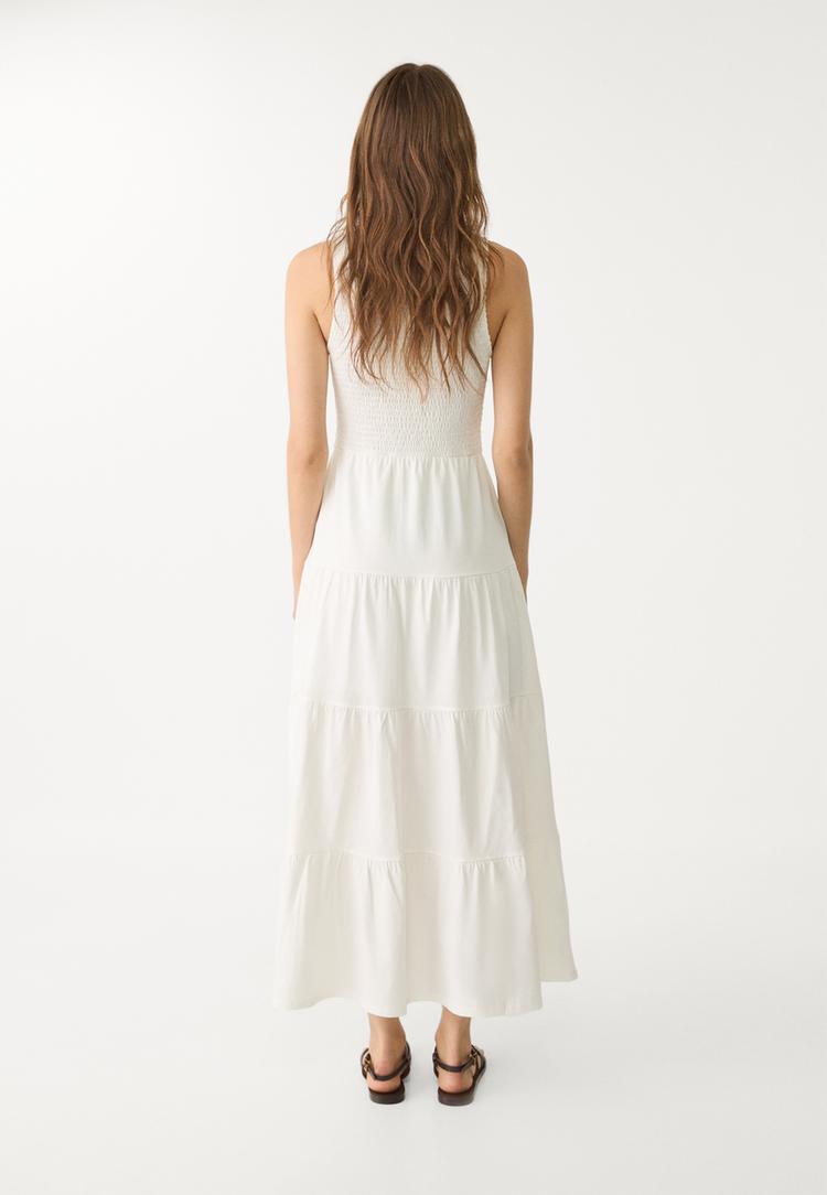 vestido largo fluido
