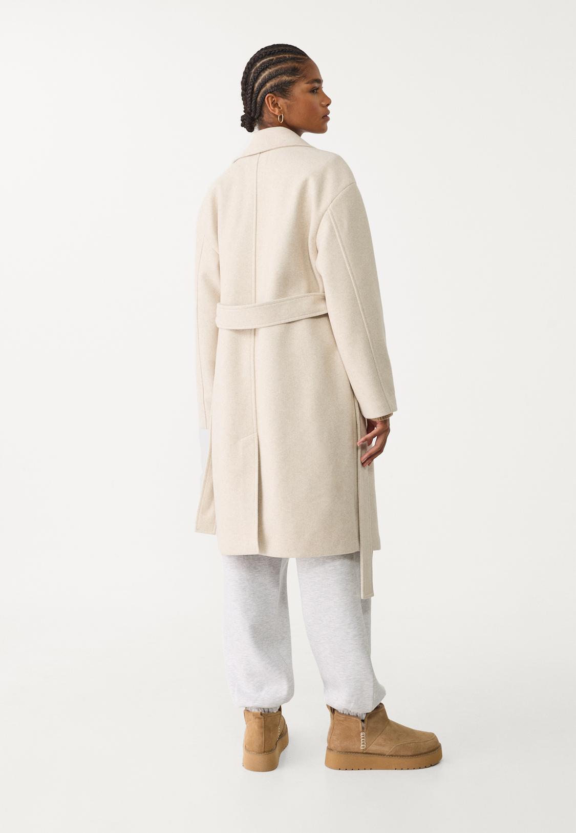 Outfit Blazermantel Hellblau Stradivarius Mantel Hellblau