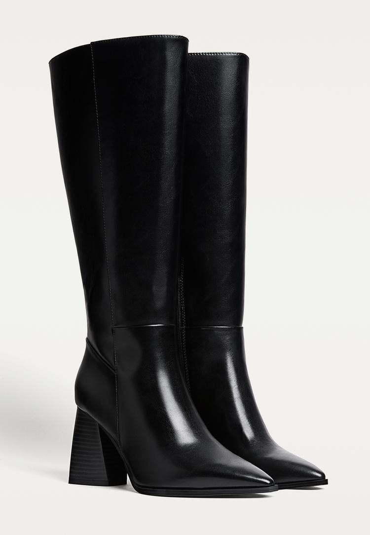 botas altas tacon