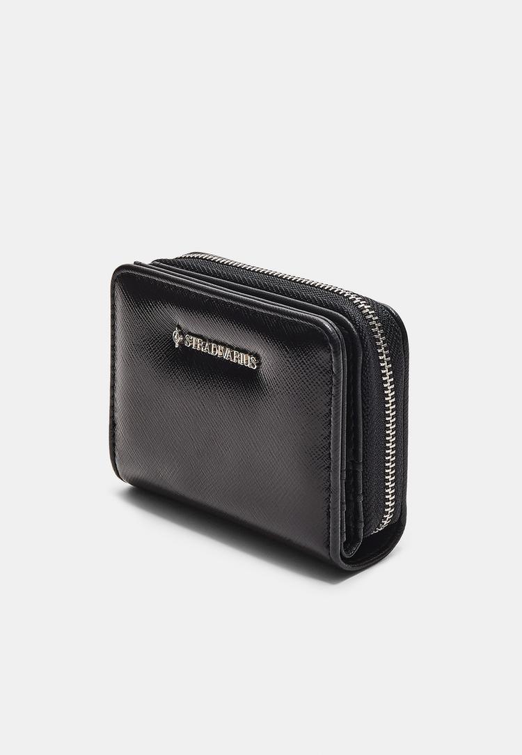 portemonnaie rectangulaire brillant