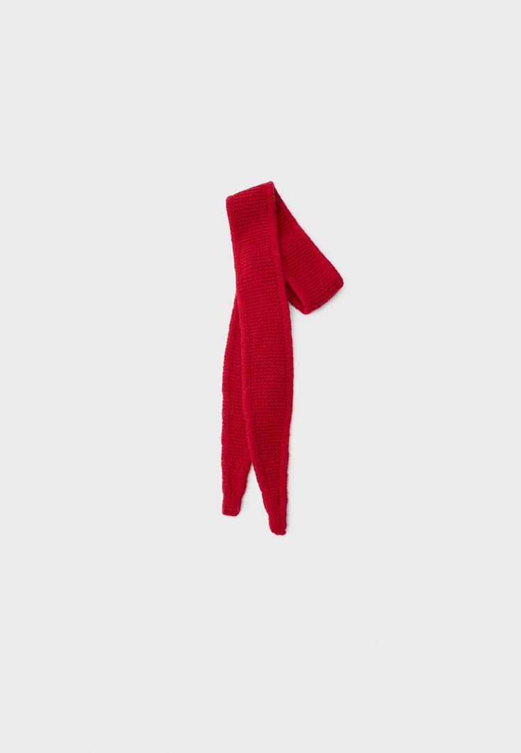 Triangle scarf — Red