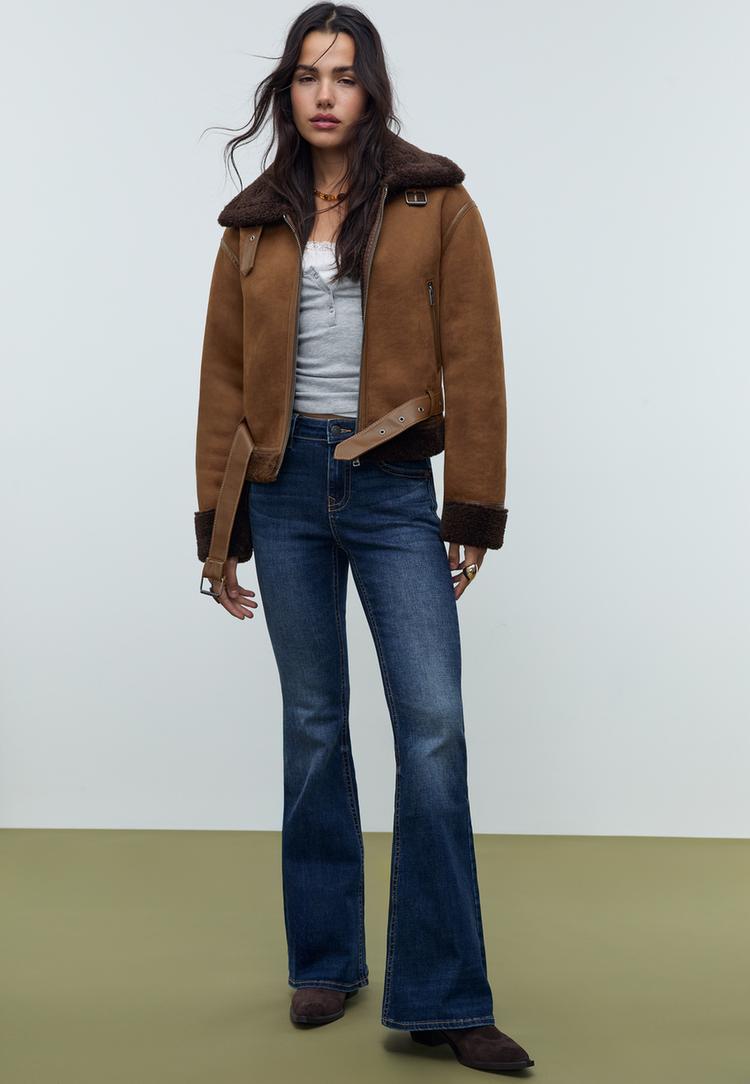 double faced short jacket