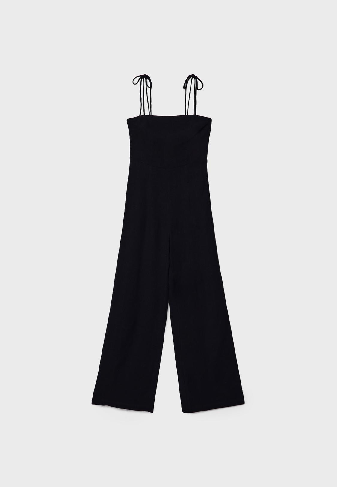 Long strappy jumpsuit Women's fashion Stradivarius Armenia