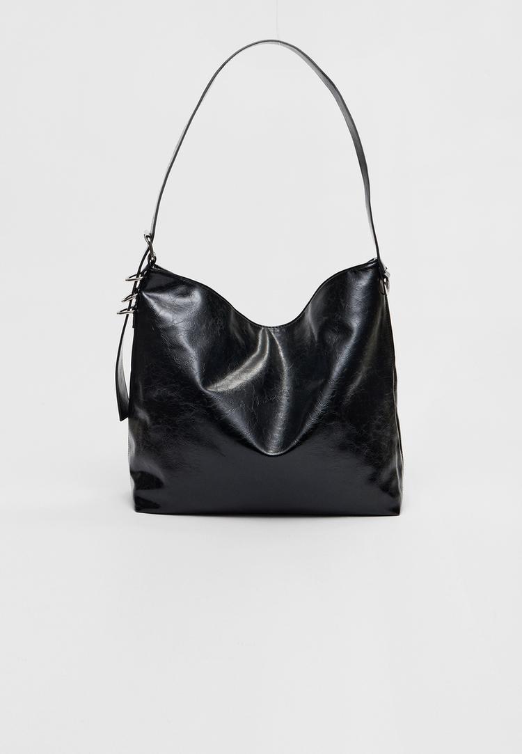 bolso bucket efecto piel
