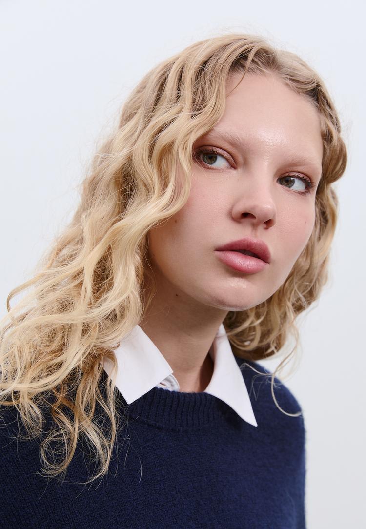 pull en maille au toucher doux