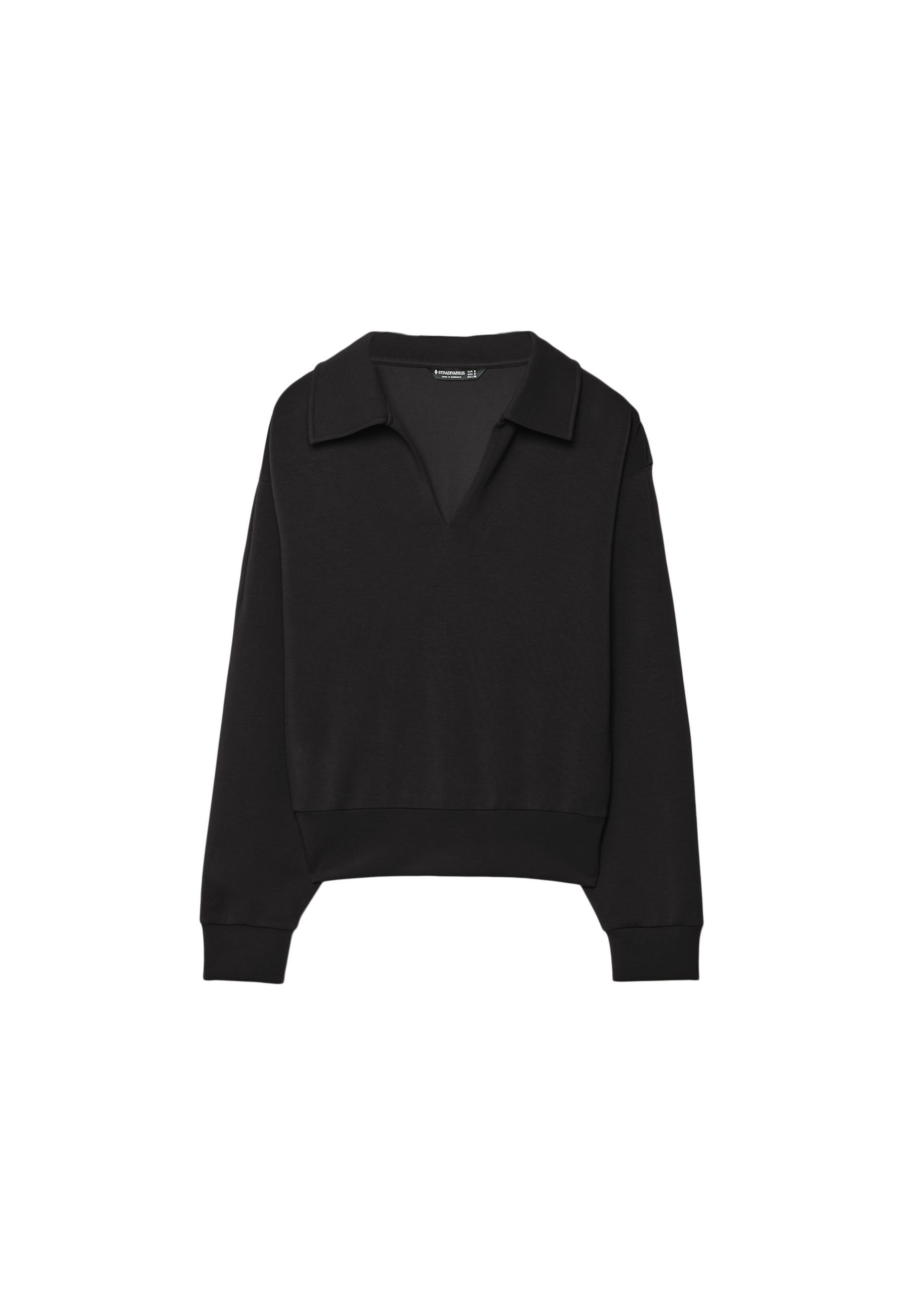Soft-touch sweatshirt — Black