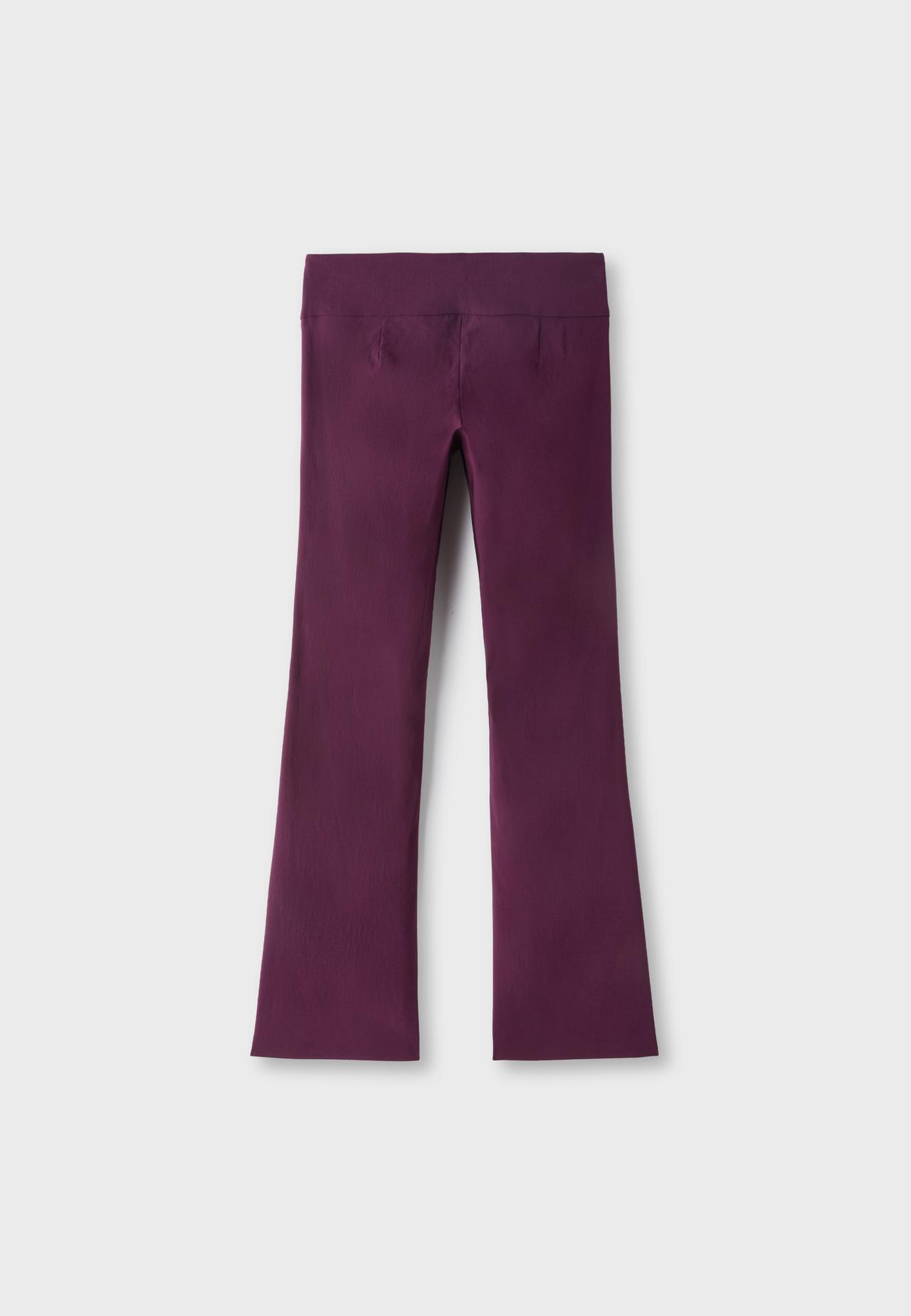 Bengaline bootcut trousers — Purple