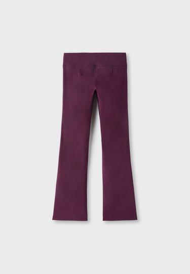 Bengaline bootcut trousers — Purple 8