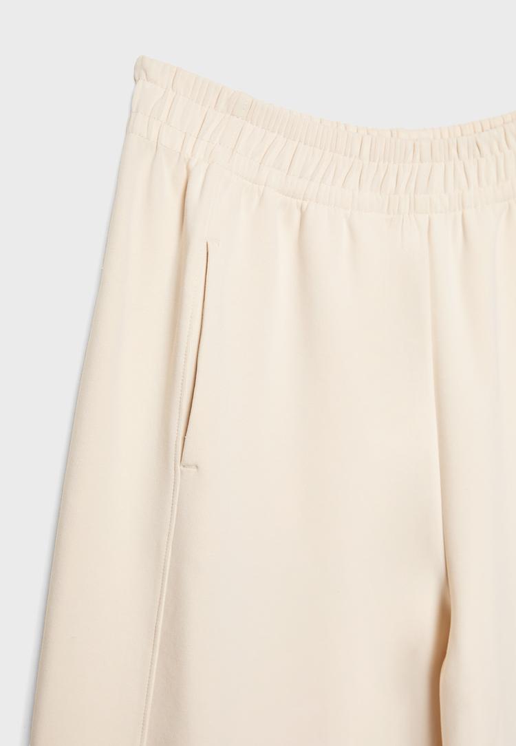 Pamuklu barrel fit pantolon_8