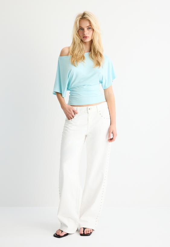 tshirt a manches courtes col bateau