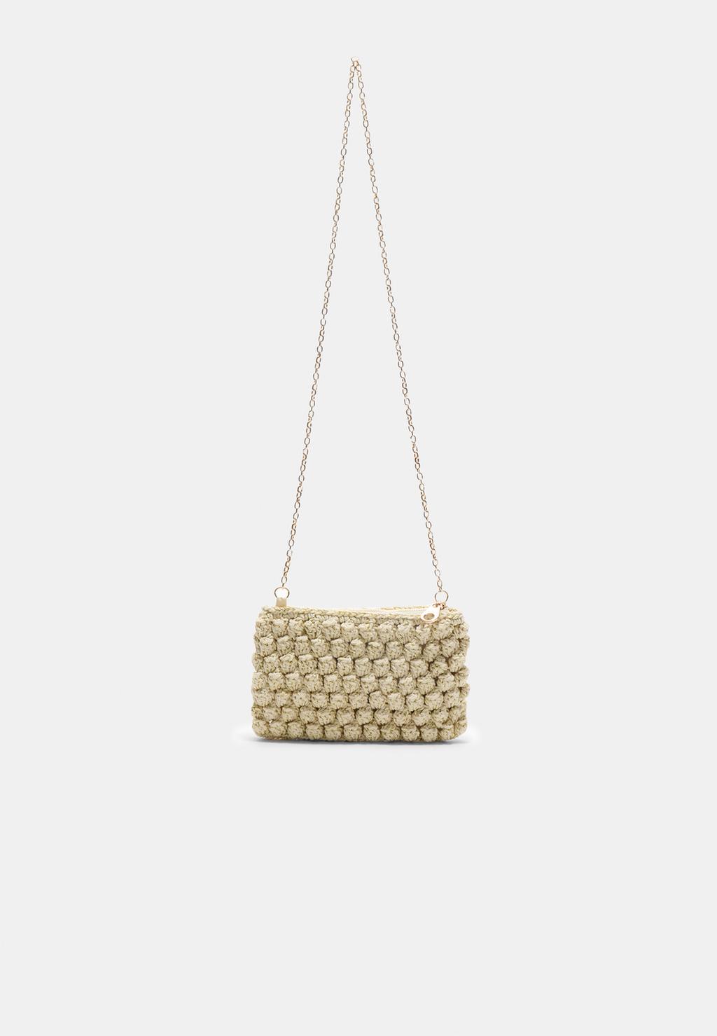 Crochet crossbody bag