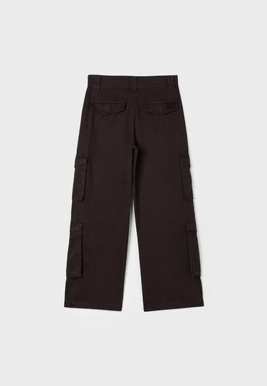 Straight cargo trousers — Brown 8