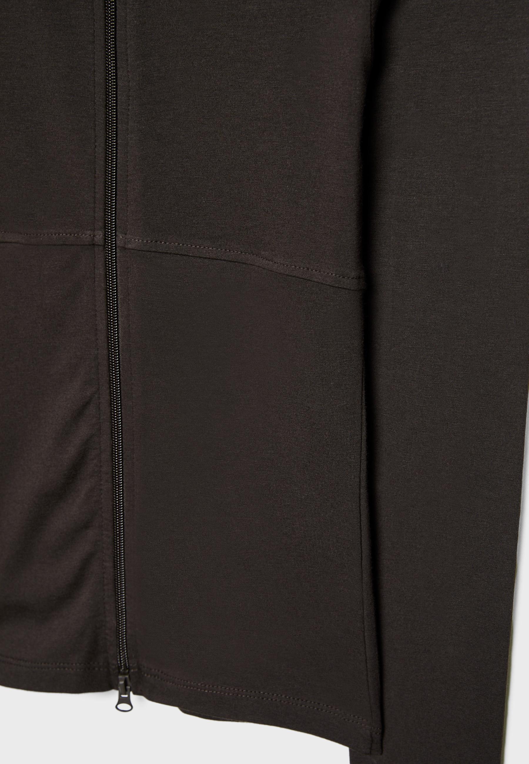 Double zip t-shirt — Brown
