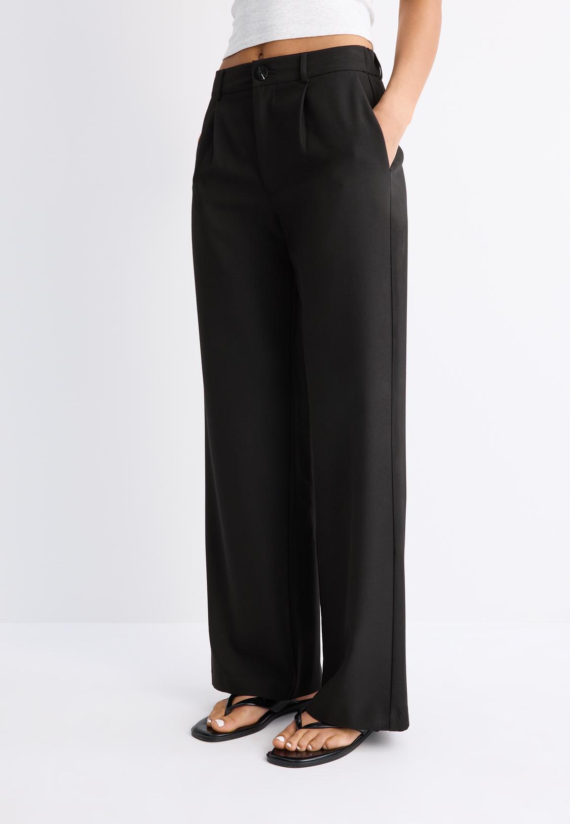 Smart straight-leg trousers - Women's fashion