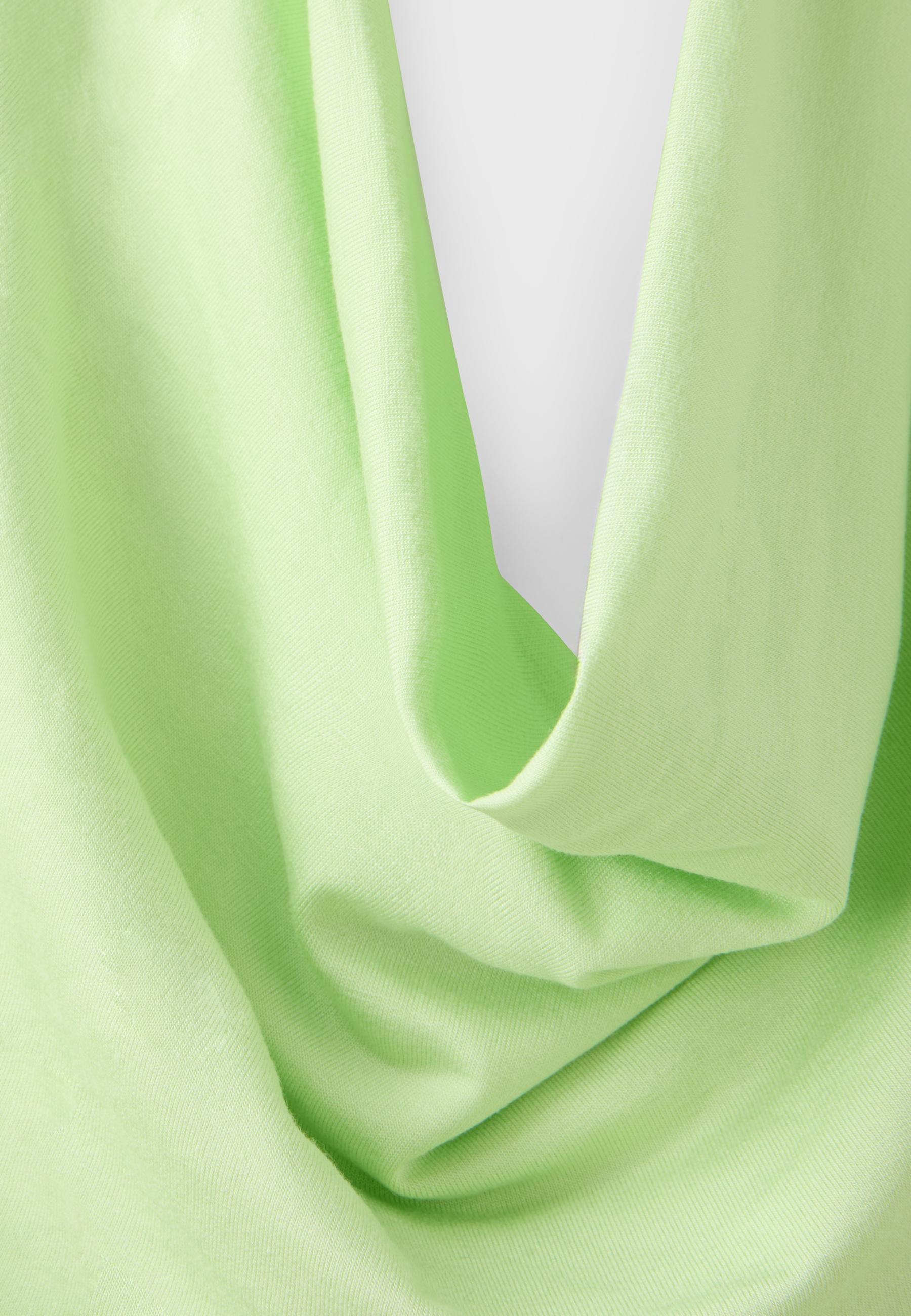 Draped halter top — Green