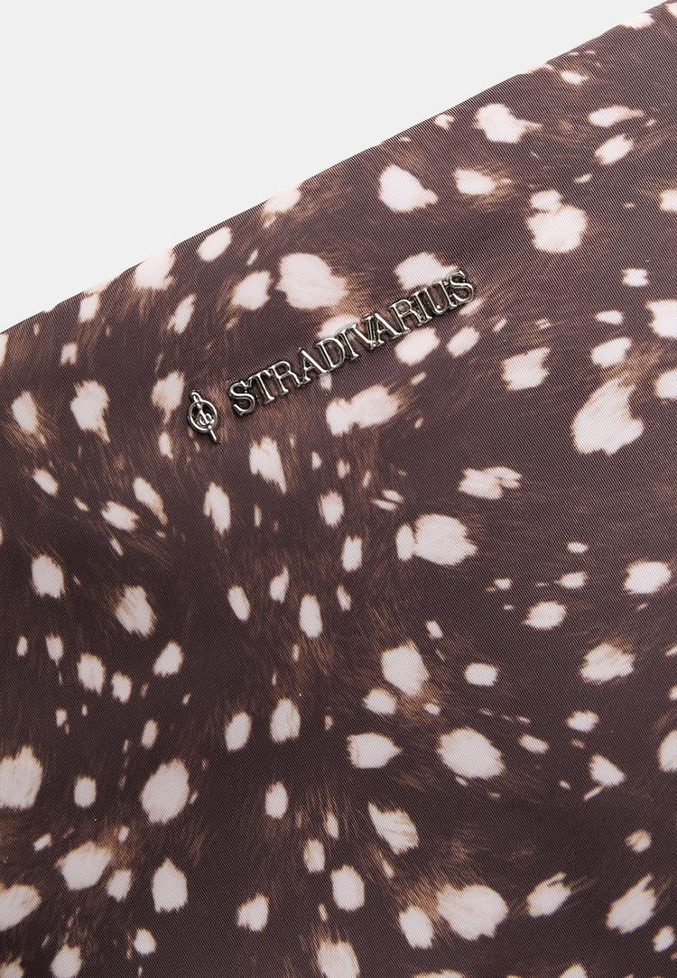 printed fabric toiletry bag with zip