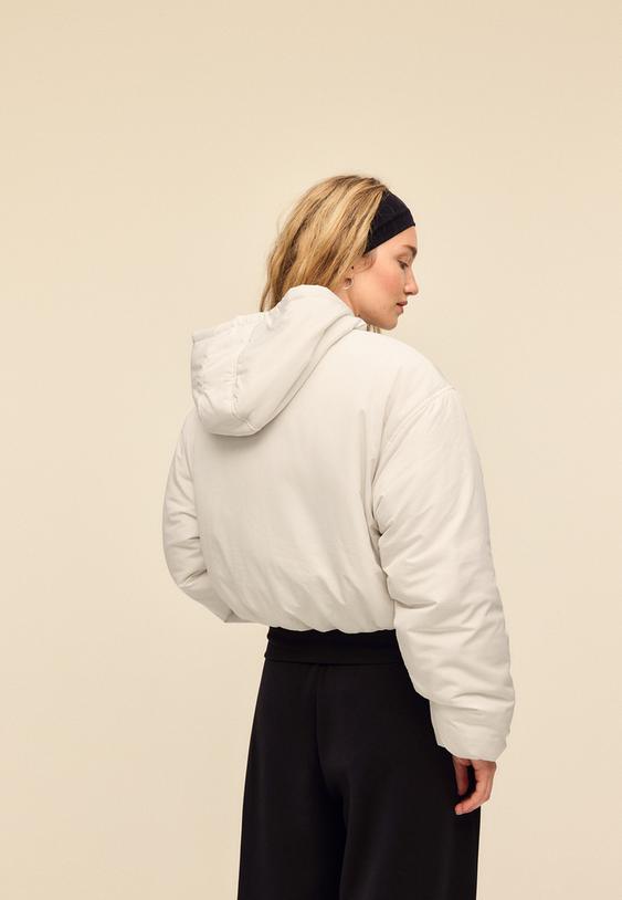 chaqueta acolchada abullonada