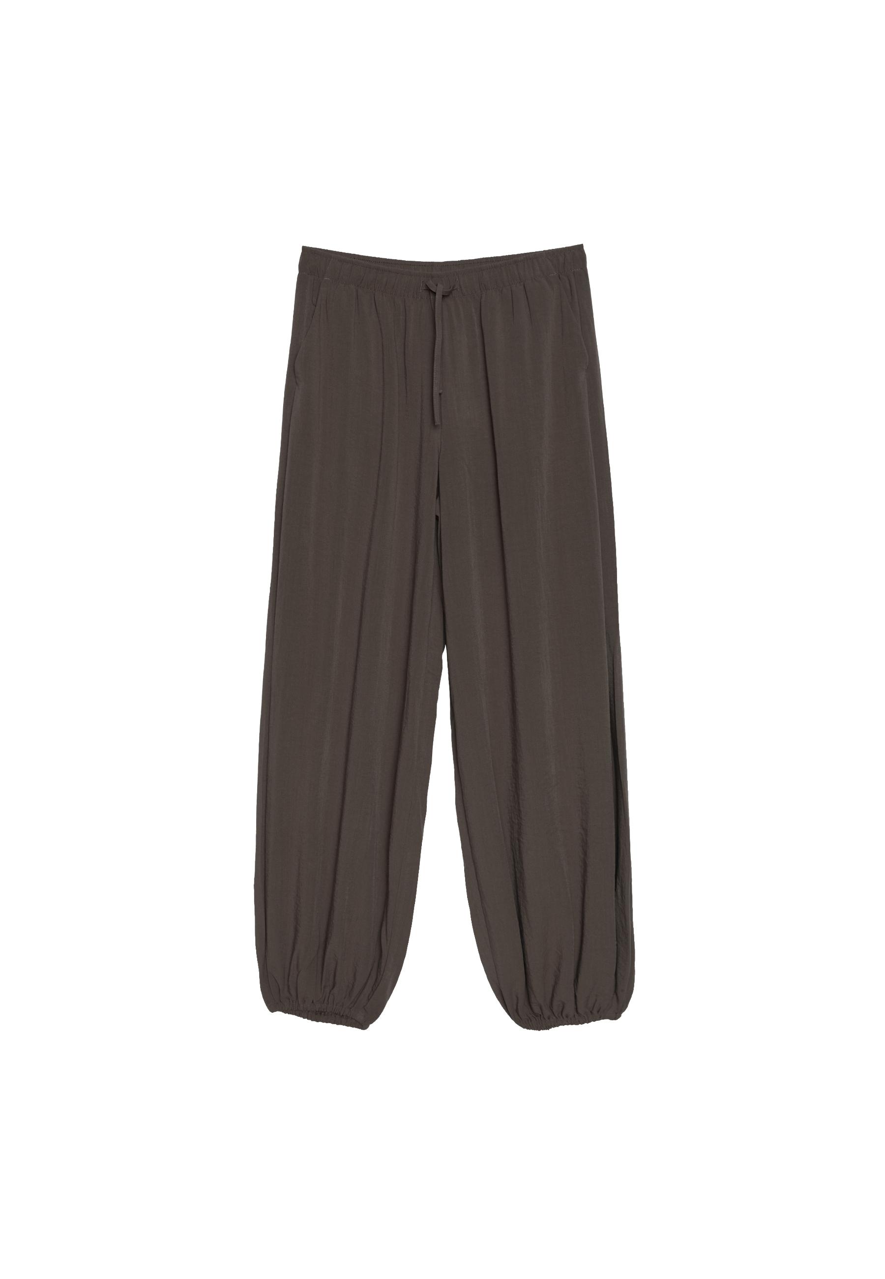 Flowy sarouel trousers — Brown