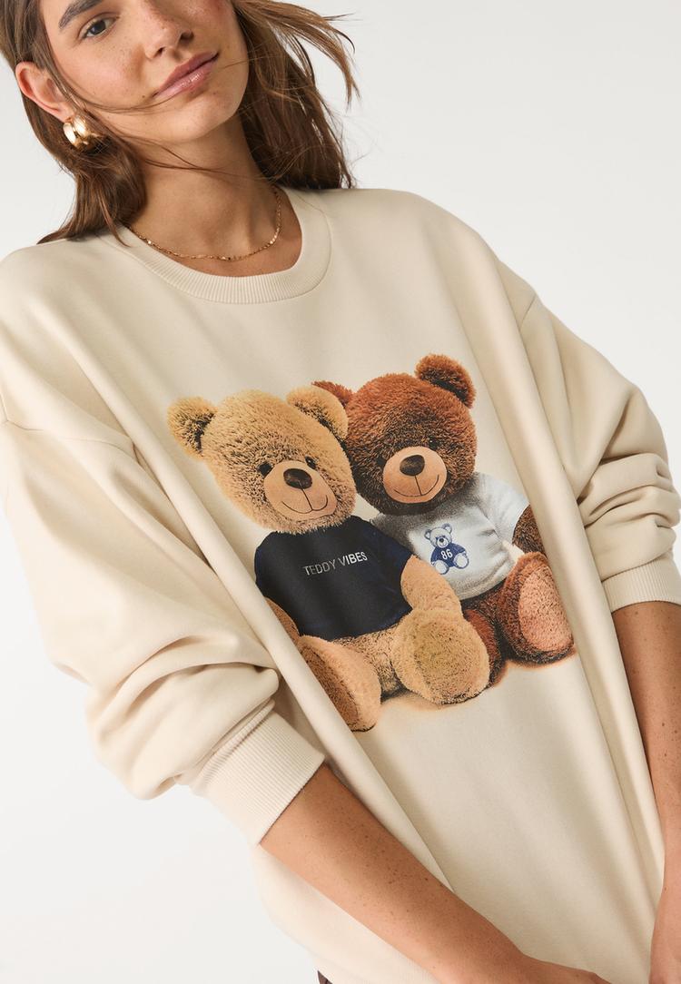 sudadera estampado osos