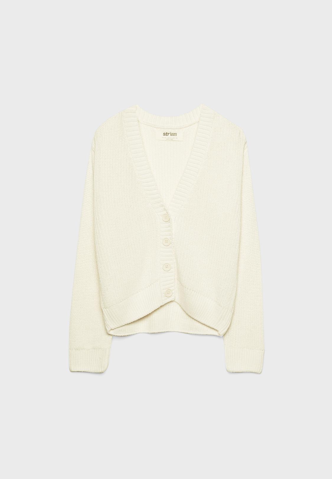 Chaqueta punto botones Stradivarius Honduras